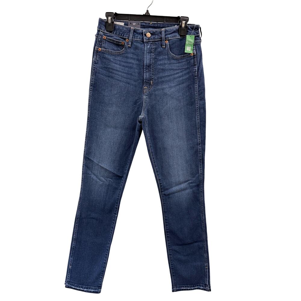 NWT Gap Women's Vintage Slim Sky High Waist Blue Jeans Size 29 / 8 Tall